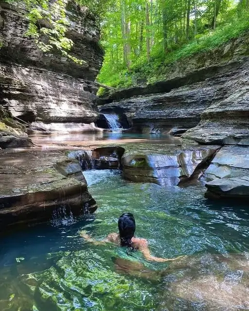 Buttermilk Falls State Park, New York, USA