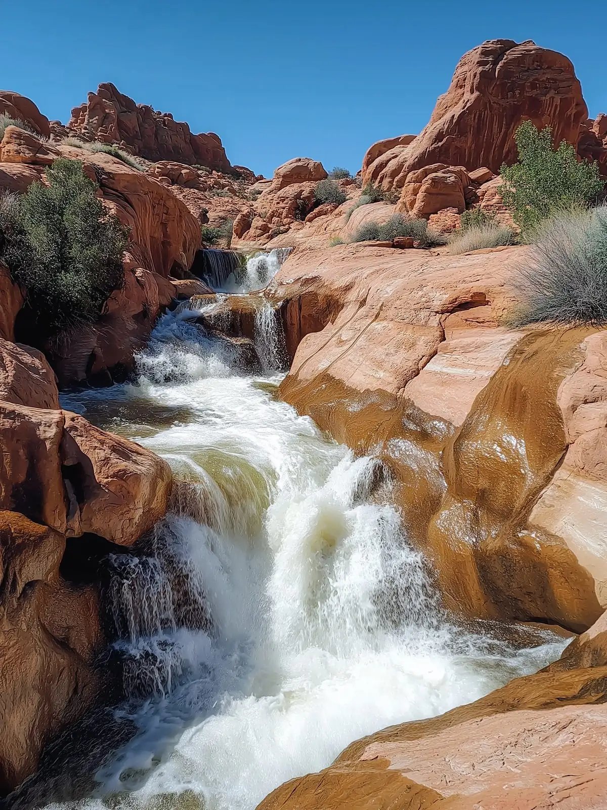 Gunlock Waterfalls in Utah