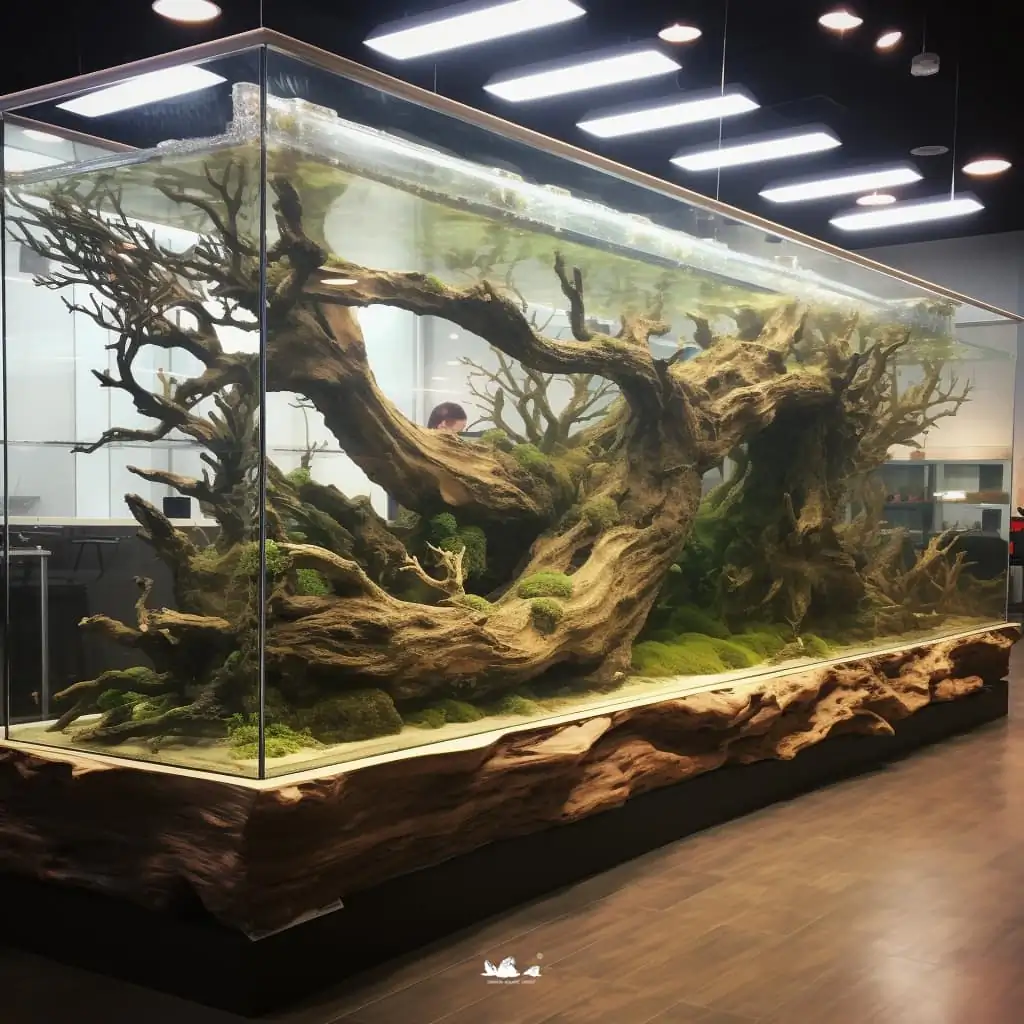 Stunning aquascapes created by AI-generated