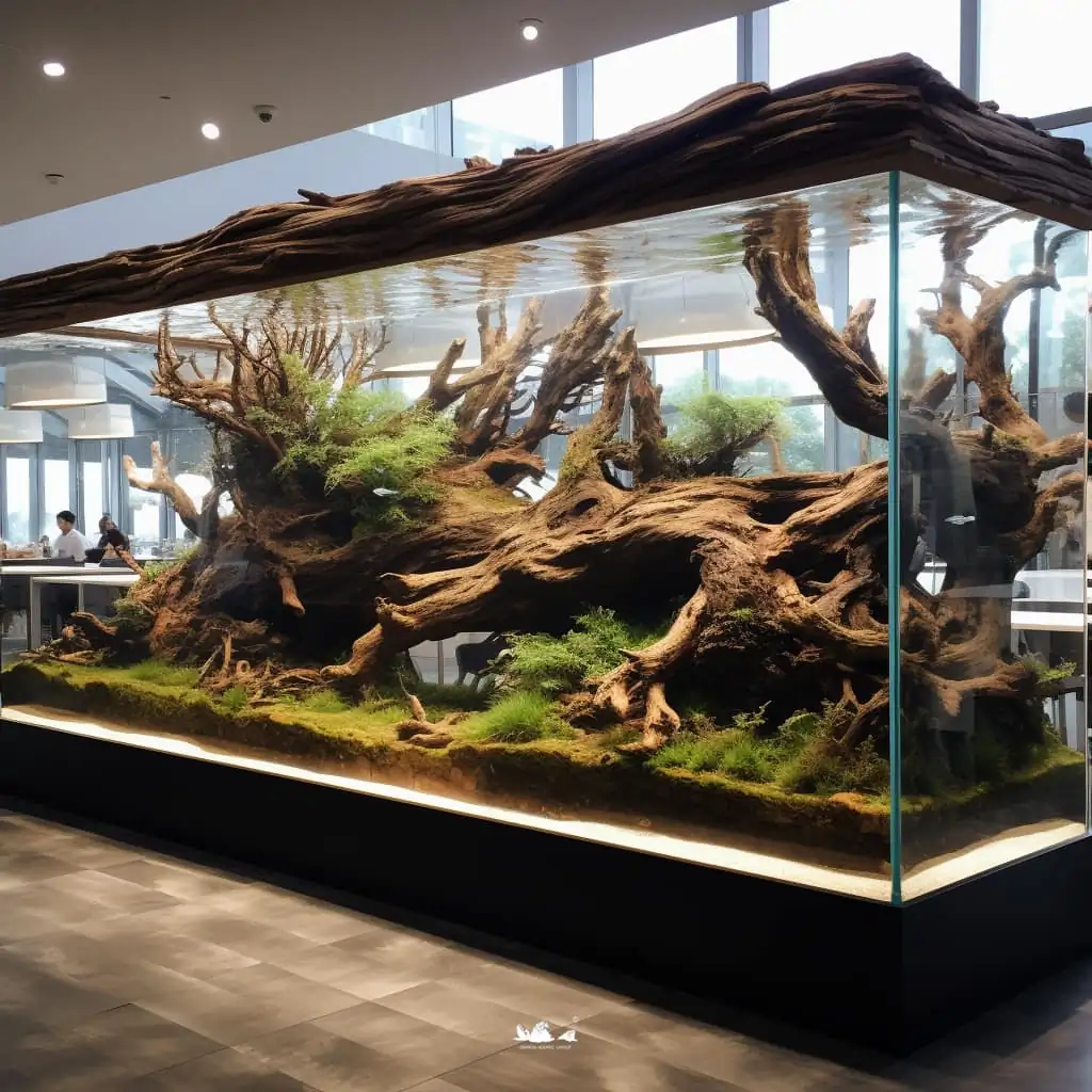 Stunning aquascapes created by AI-generated