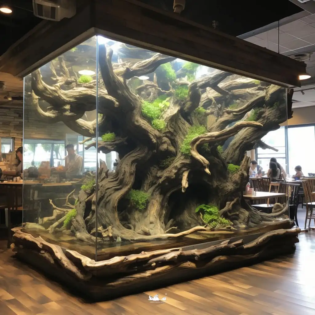 Stunning aquascapes created by AI-generated