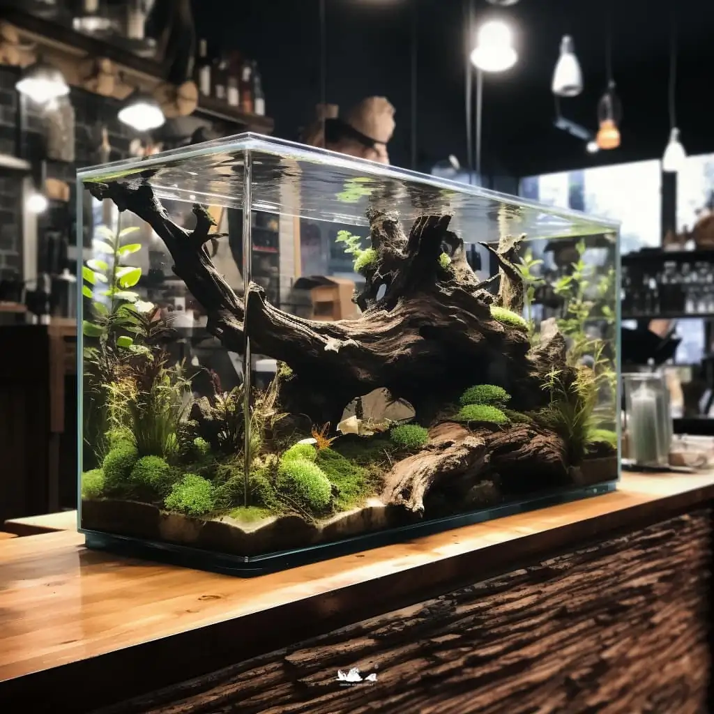 Stunning aquascapes created by AI-generated