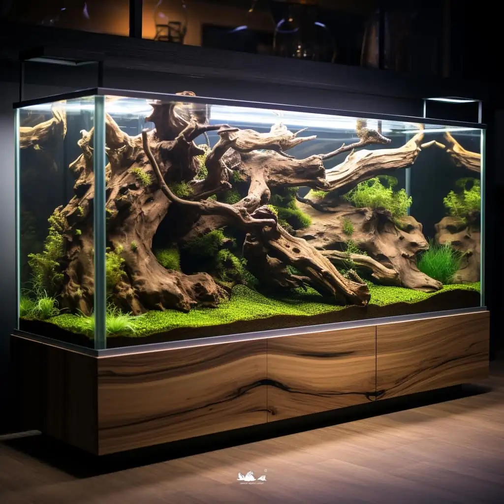 Stunning aquascapes created by AI-generated