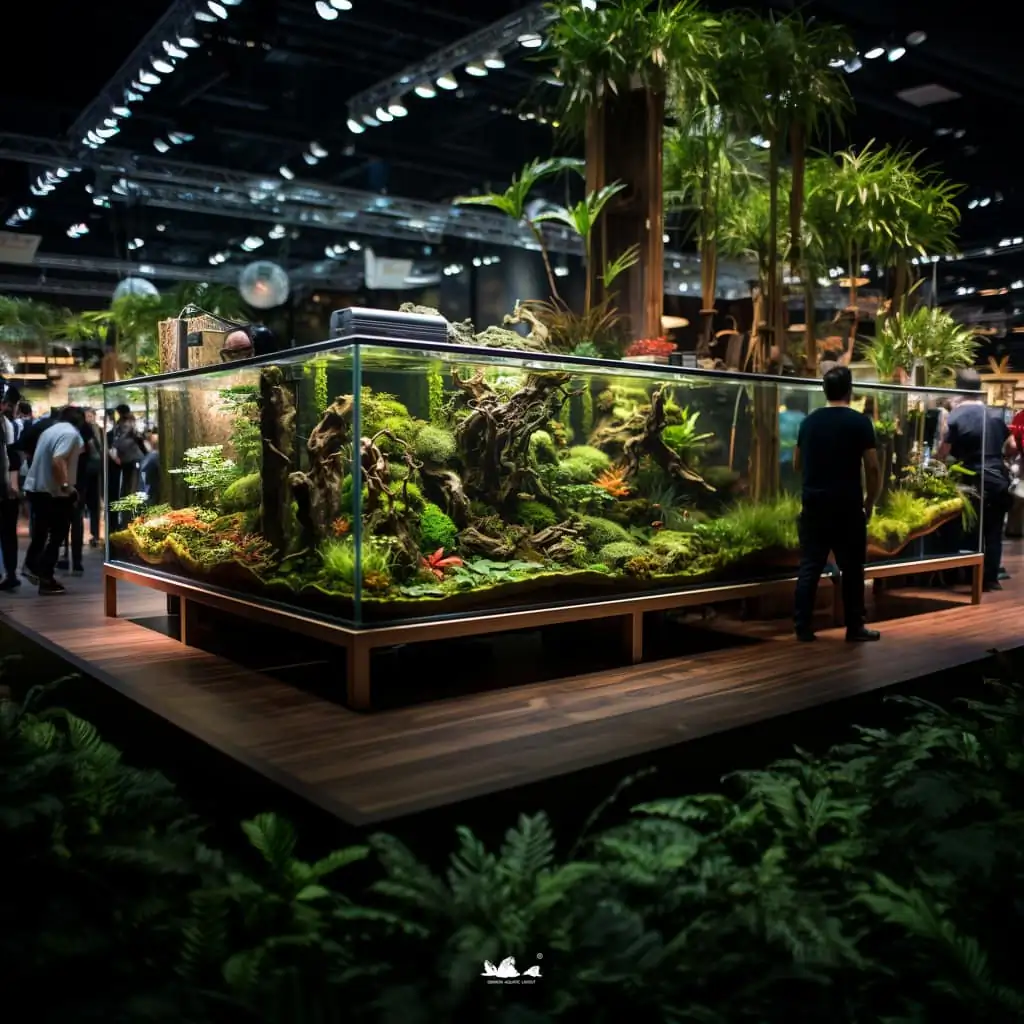 Stunning aquascapes created by AI-generated
