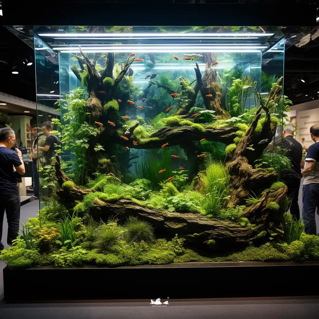Stunning aquascapes created by AI-generated