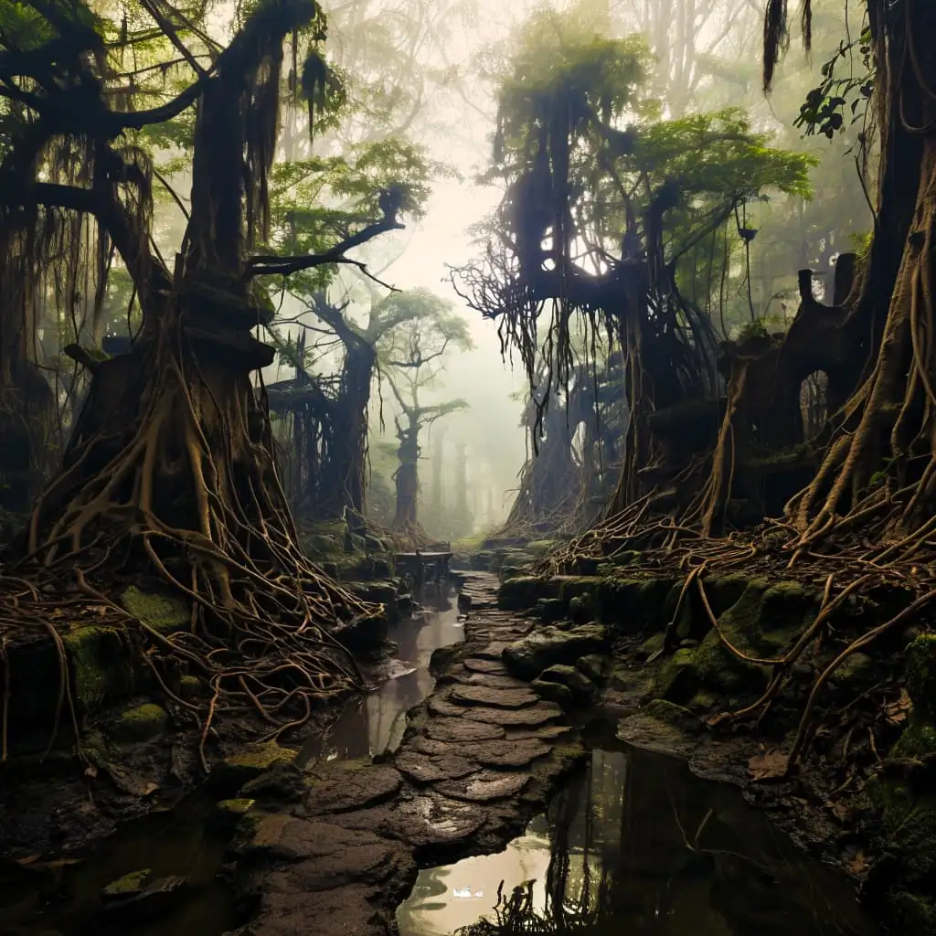 Stunning aquascapes created by AI-generated