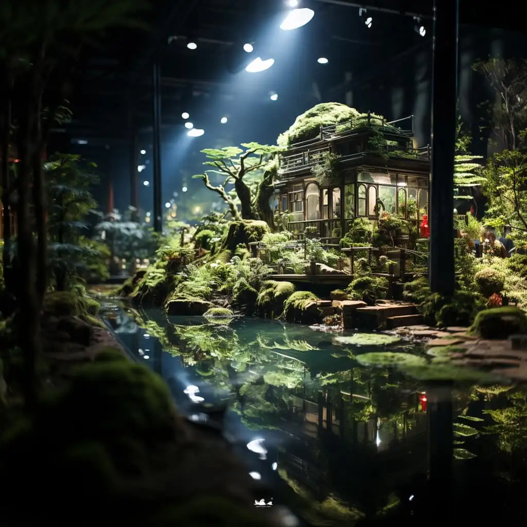 Stunning aquascapes created by AI-generated