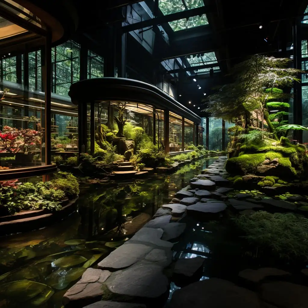 Stunning aquascapes created by AI-generated