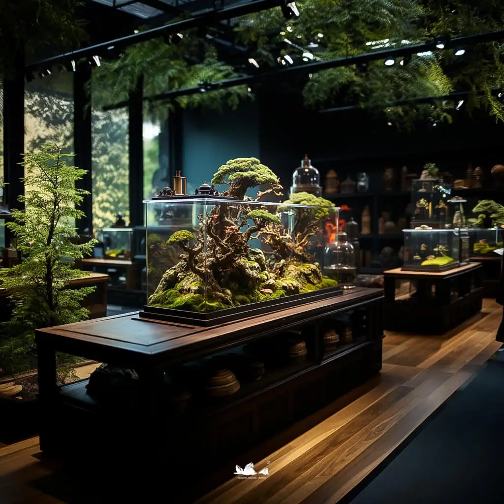 Stunning aquascapes created by AI-generated