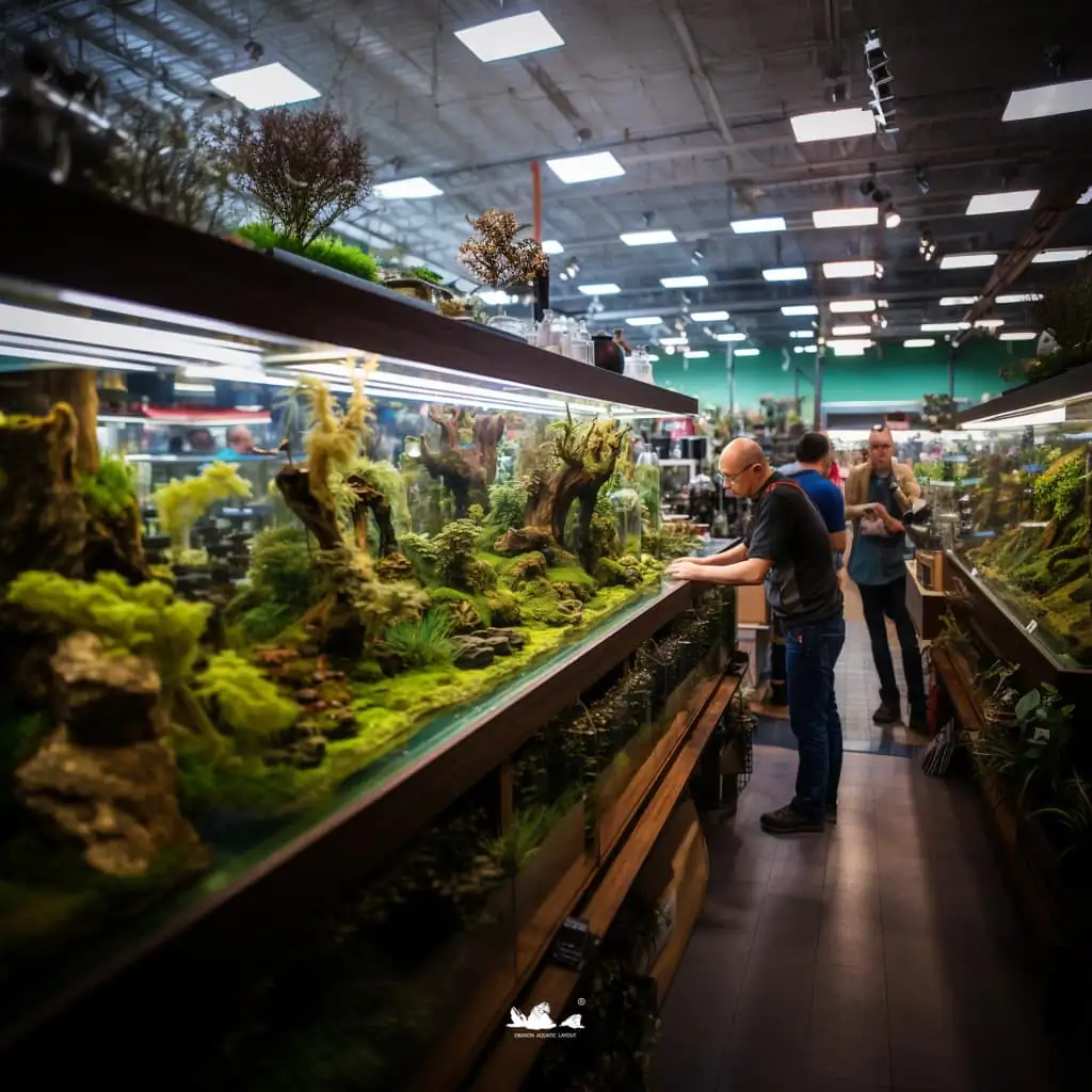Stunning aquascapes created by AI-generated