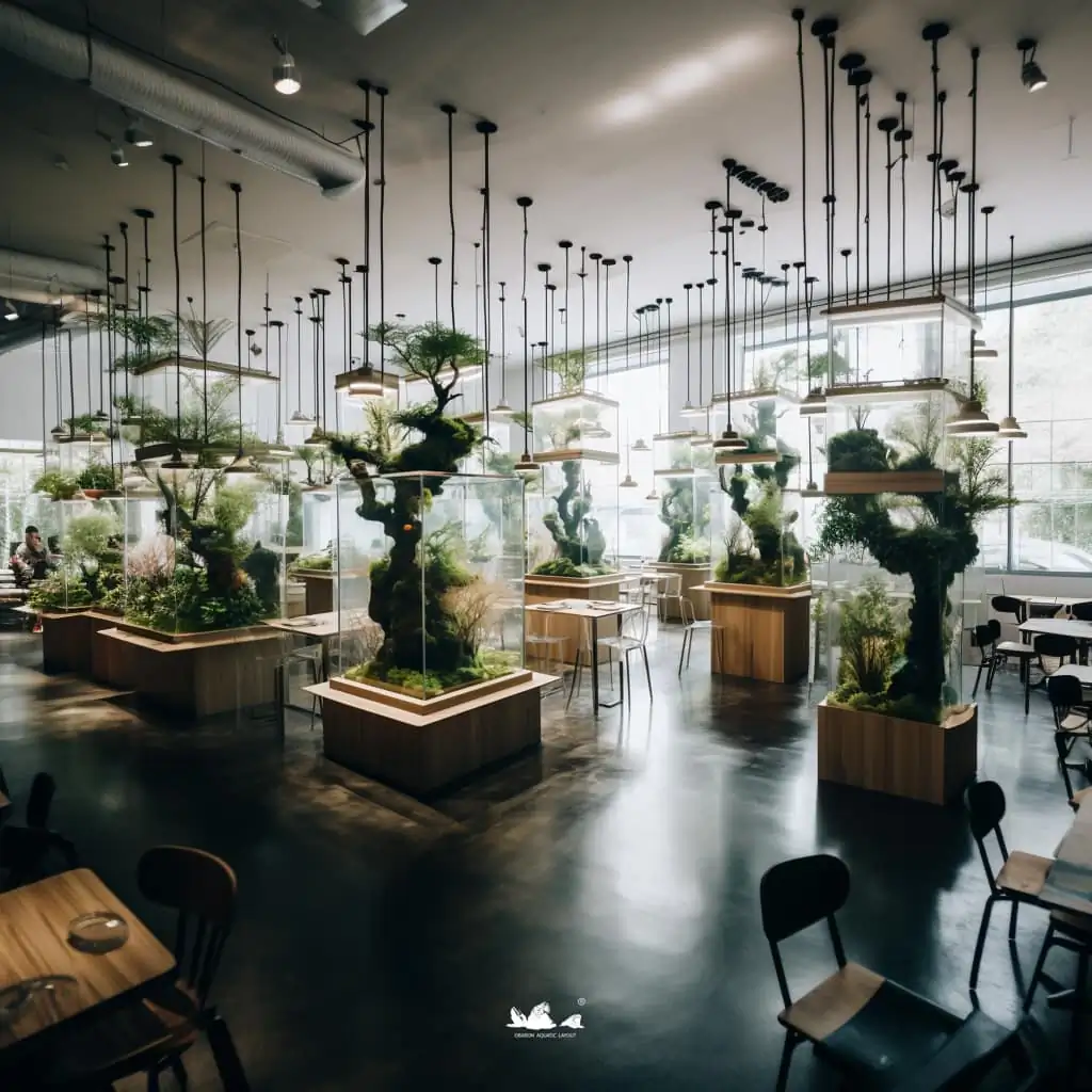 Stunning aquascapes created by AI-generated