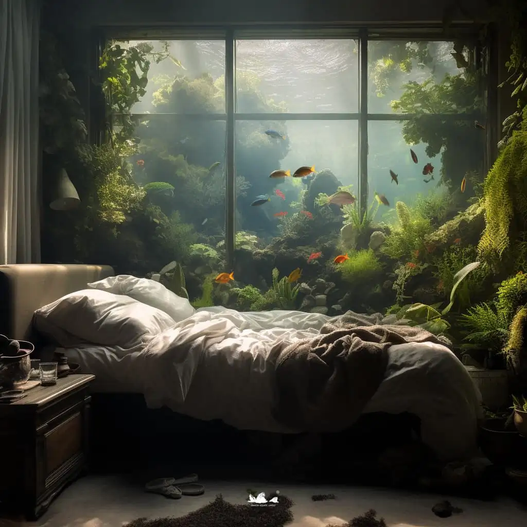 Stunning aquascapes created by AI-generated
