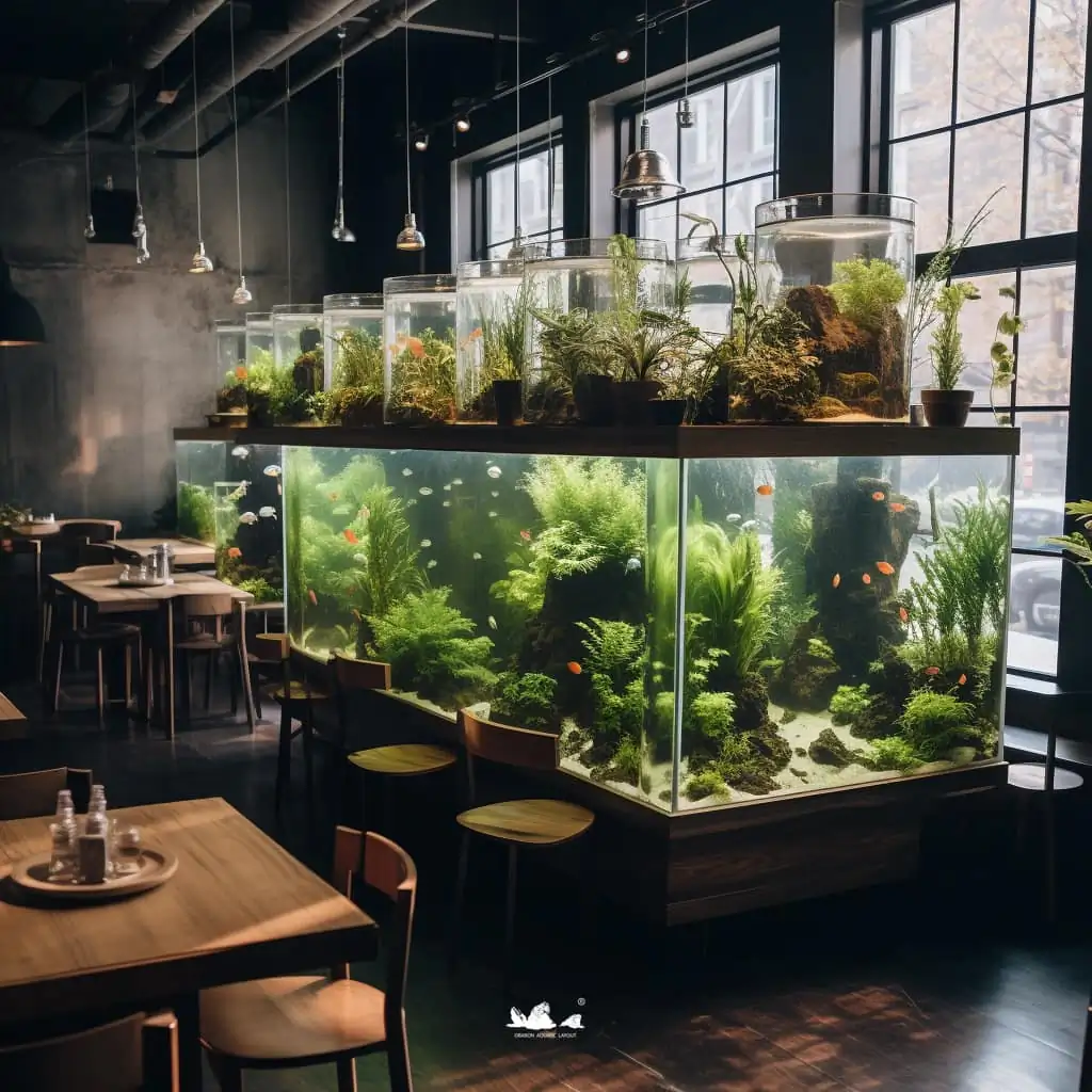 Stunning aquascapes created by AI-generated