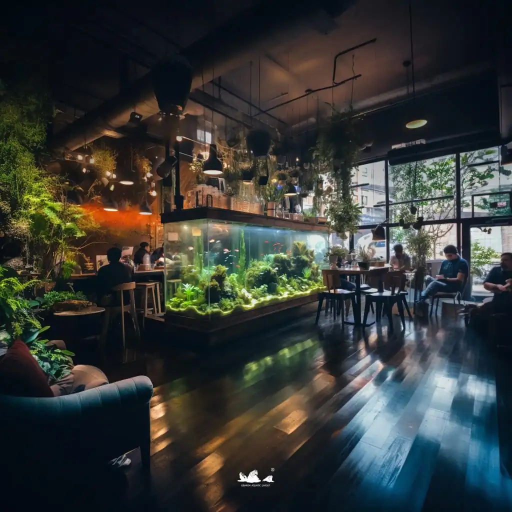 Stunning aquascapes created by AI-generated