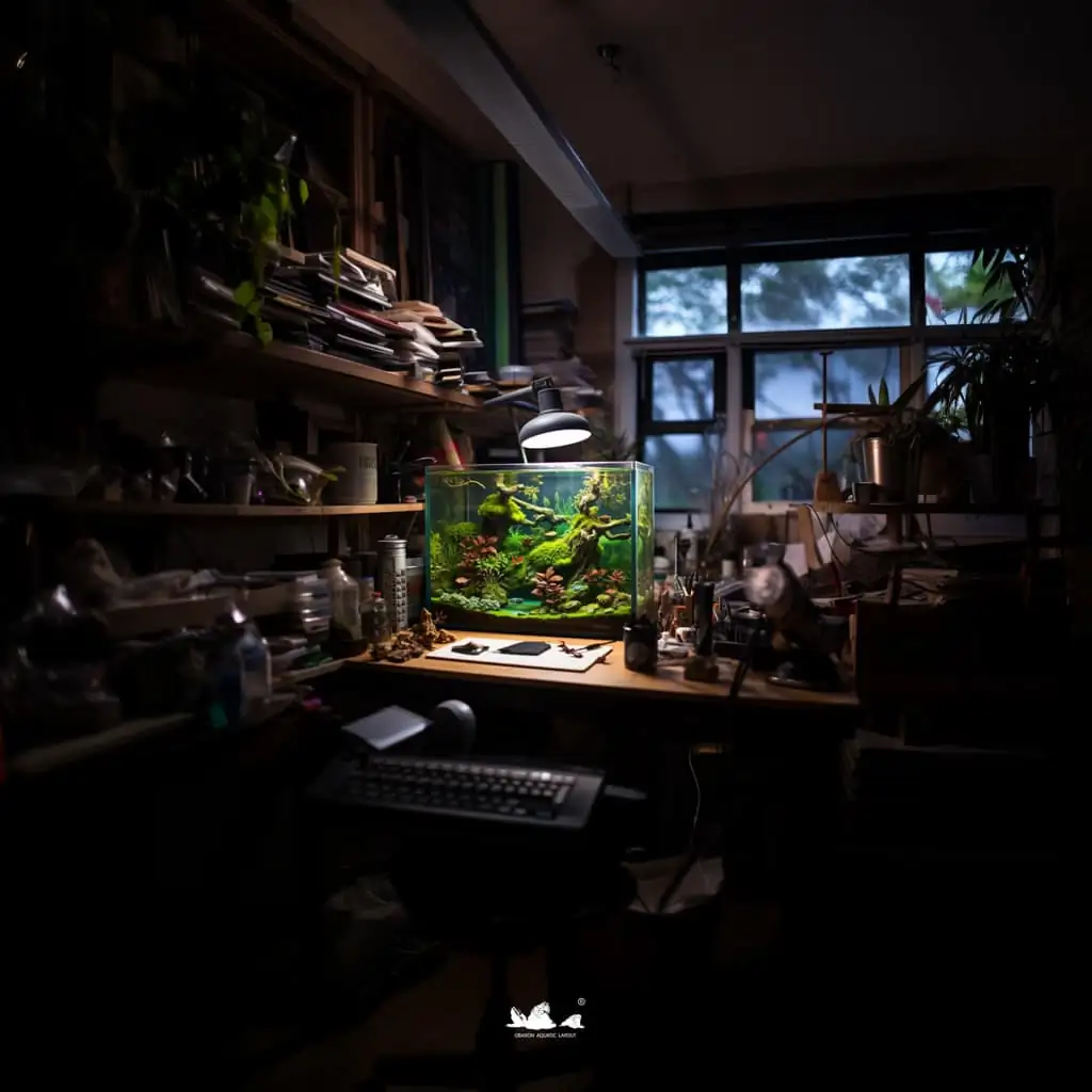 Stunning aquascapes created by AI-generated
