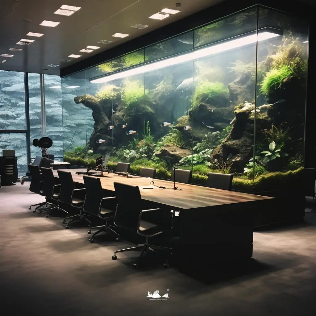 Stunning aquascapes created by AI-generated