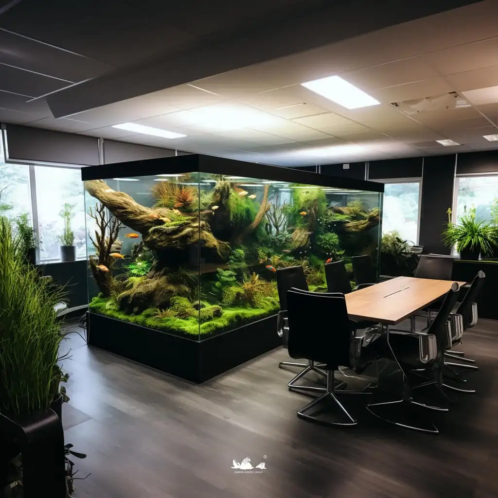 Stunning aquascapes created by AI-generated