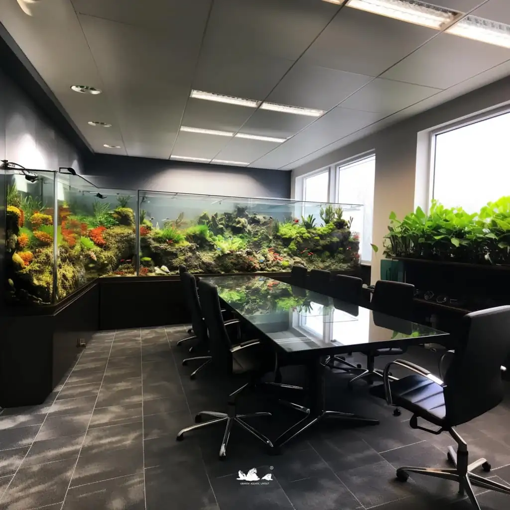 Stunning aquascapes created by AI-generated