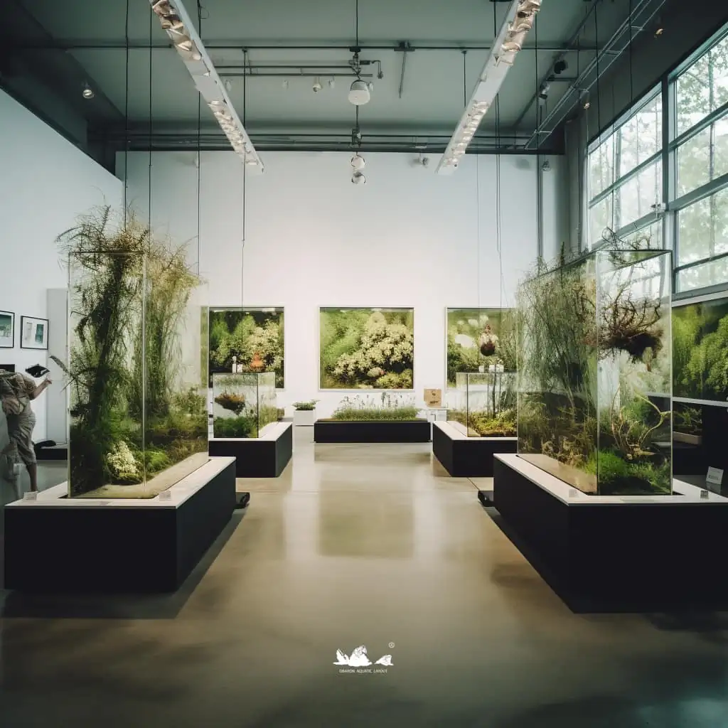 Stunning aquascapes created by AI-generated