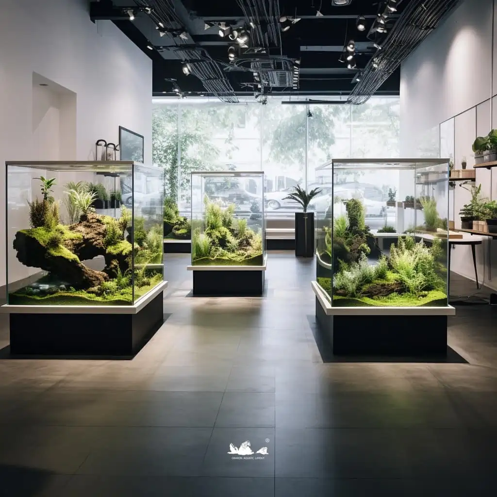 Stunning aquascapes created by AI-generated