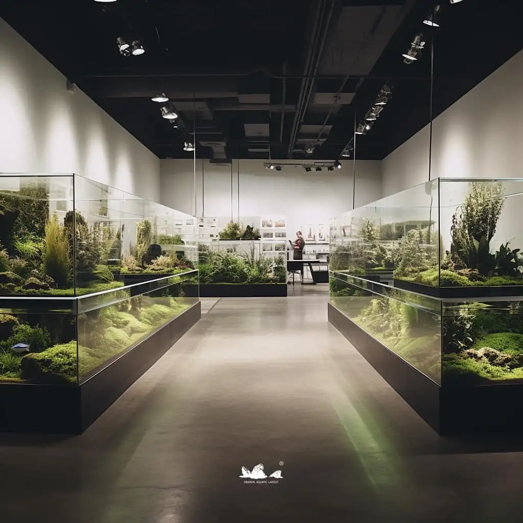 Stunning aquascapes created by AI-generated